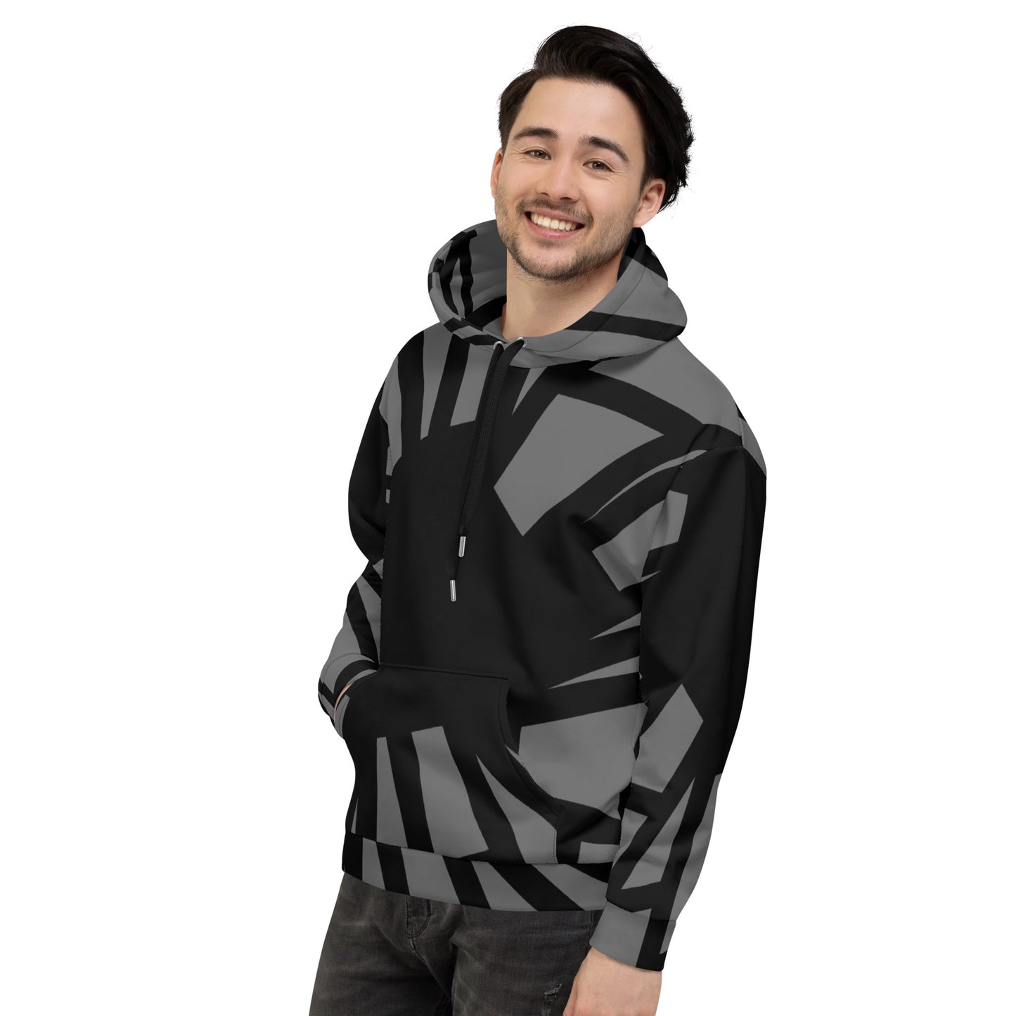 Shattered in Zambezi Fleece Bunny Hug Hoodie Totes Chill Loose Fit Unisex All-Over Print [Sizes 2XS-6X] [FREE SHIPPING]