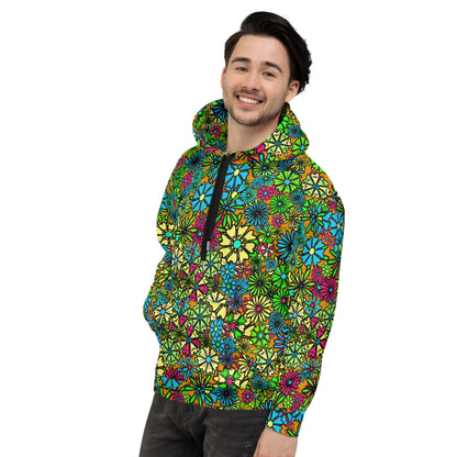 Forbidden Flower {AUTUMN} | All-Over Print  Fleece Bunny Hug Hoodie Totes Chill Loose Fit Unisex [Sizes 2XS-6X] [FREE SHIPPING]