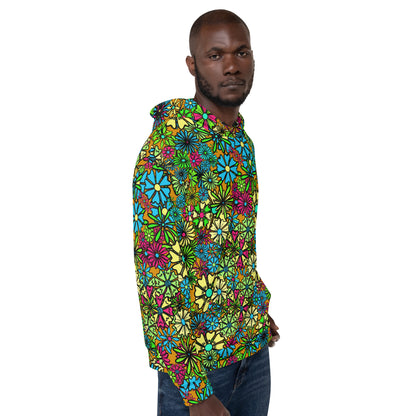 Forbidden Flower {AUTUMN} | All-Over Print  Fleece Bunny Hug Hoodie Totes Chill Loose Fit Unisex [Sizes 2XS-6X] [FREE SHIPPING]