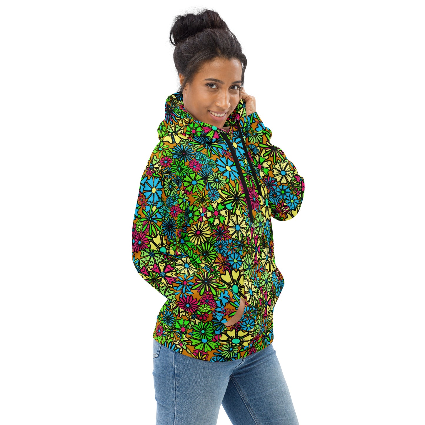 Forbidden Flower {AUTUMN} | All-Over Print  Fleece Bunny Hug Hoodie Totes Chill Loose Fit Unisex [Sizes 2XS-6X] [FREE SHIPPING]