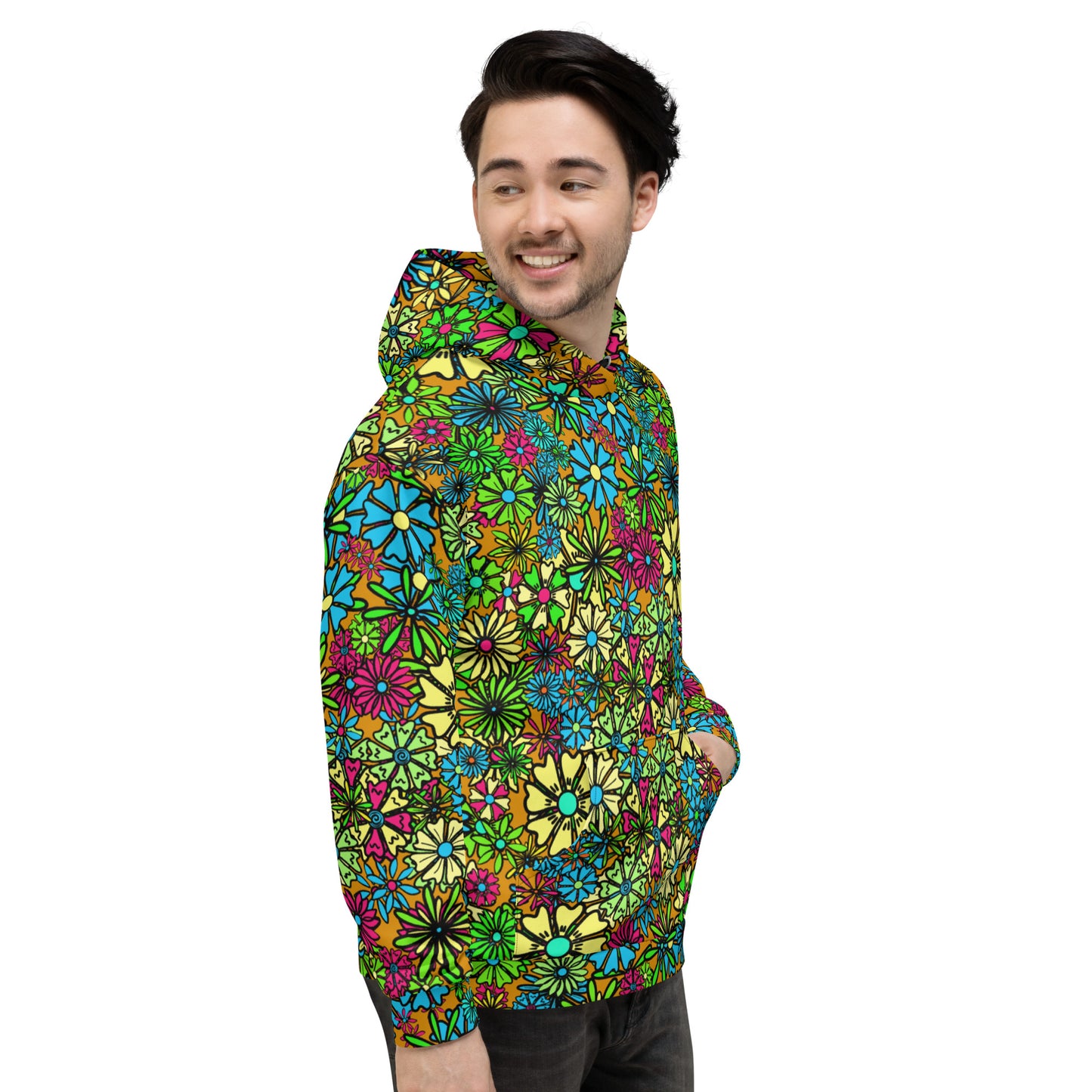 Forbidden Flower {AUTUMN} | All-Over Print  Fleece Bunny Hug Hoodie Totes Chill Loose Fit Unisex [Sizes 2XS-6X] [FREE SHIPPING]