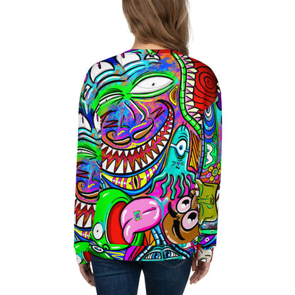 Psychadelia - Extra Comfy Sweatshirt w Fleece Inside (Sizes 2X-6X) [FREE SHIPPING]