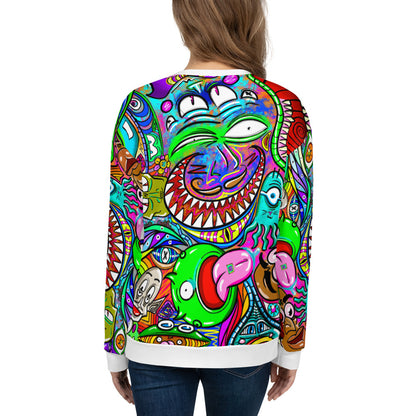 Psychadelia - Extra Comfy Sweatshirt w Fleece Inside (Sizes 2X-6X) [FREE SHIPPING]