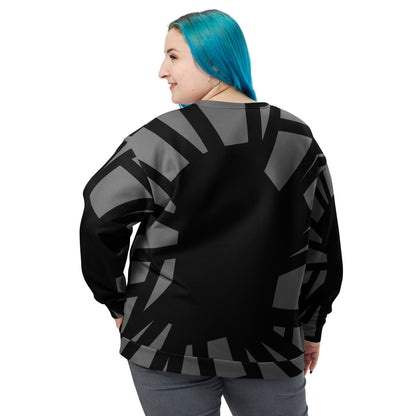 Shattered in Zambezi - Extra Comfy Sweatshirt w Fleece Inside (Sizes 2X-6X) [FREE SHIPPING]