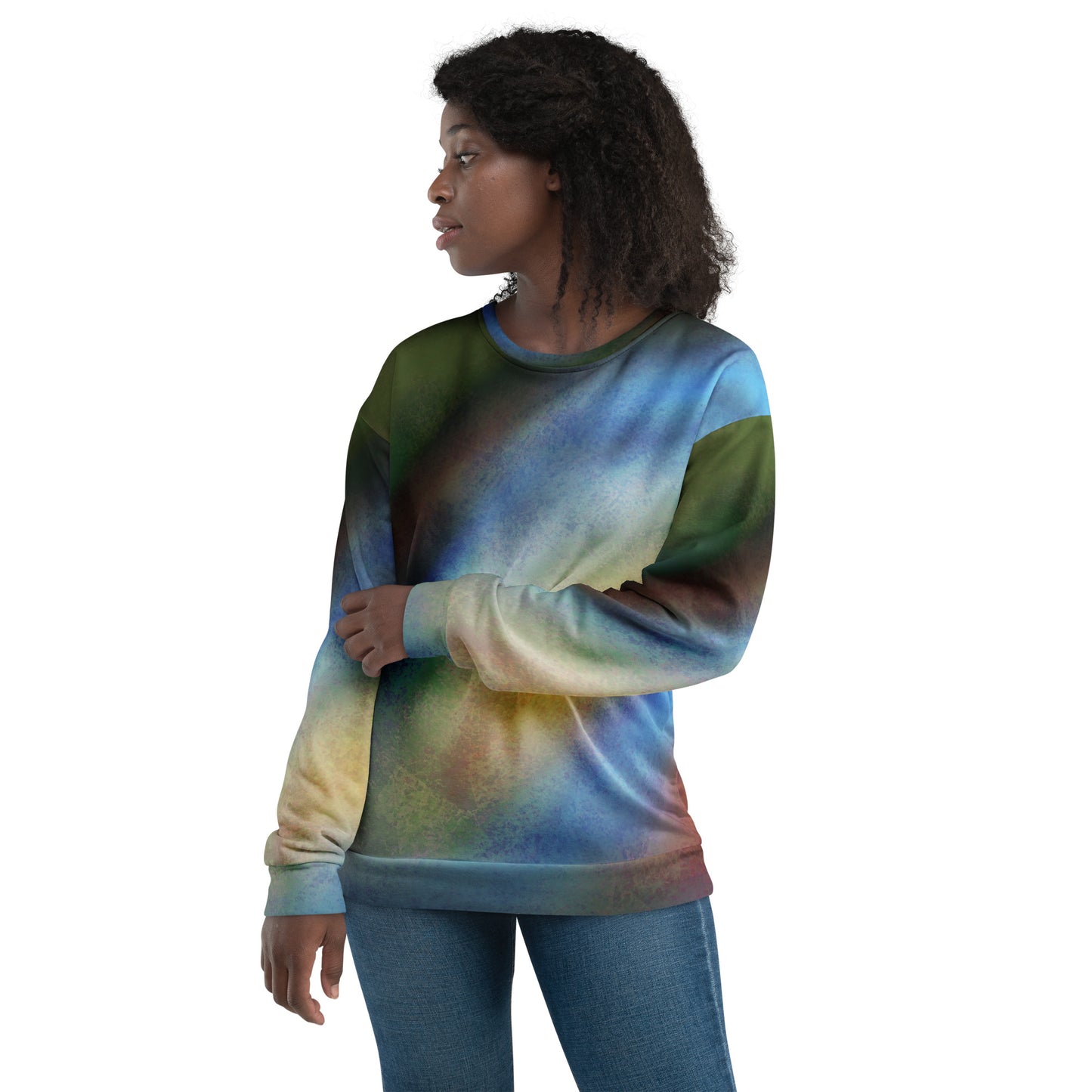 Abstract1_3| Extra Comfy Sweatshirt w Fleece Inside (Sizes 2X-6X) [FREE SHIPPING]