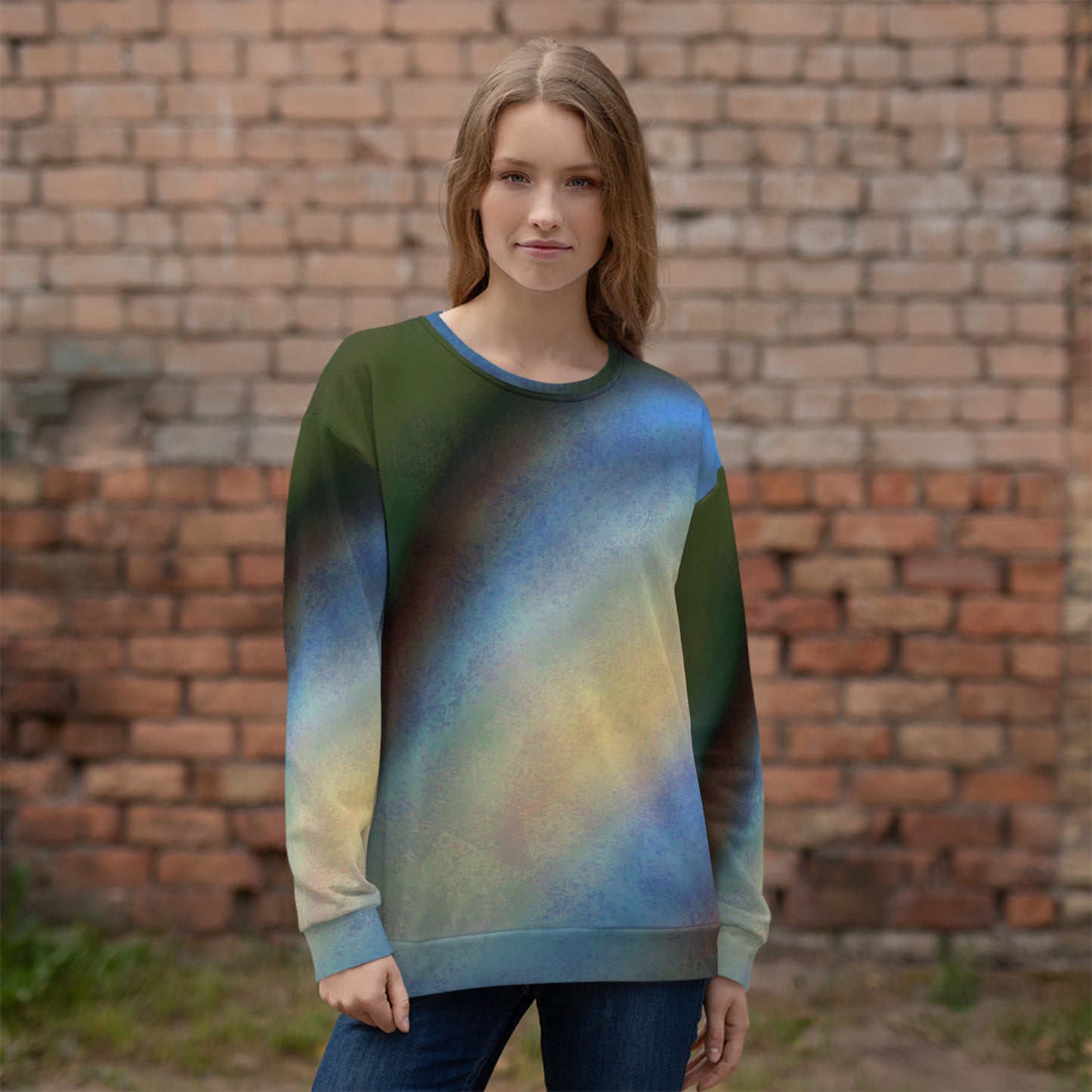 Abstract1_3| Extra Comfy Sweatshirt w Fleece Inside (Sizes 2X-6X) [FREE SHIPPING]