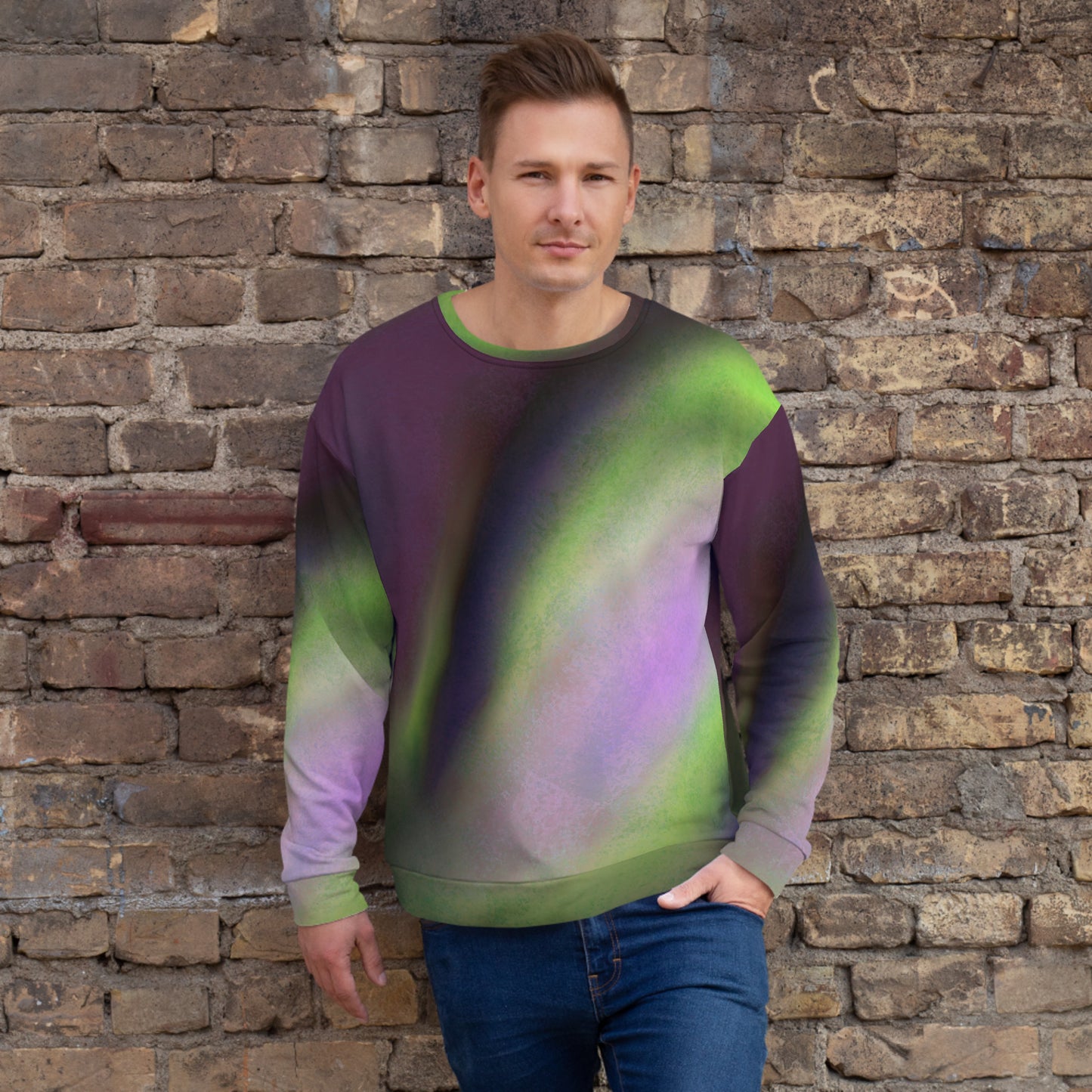 Abstract1_4| Extra Comfy Sweatshirt w Fleece Inside (Sizes 2X-6X) [FREE SHIPPING]