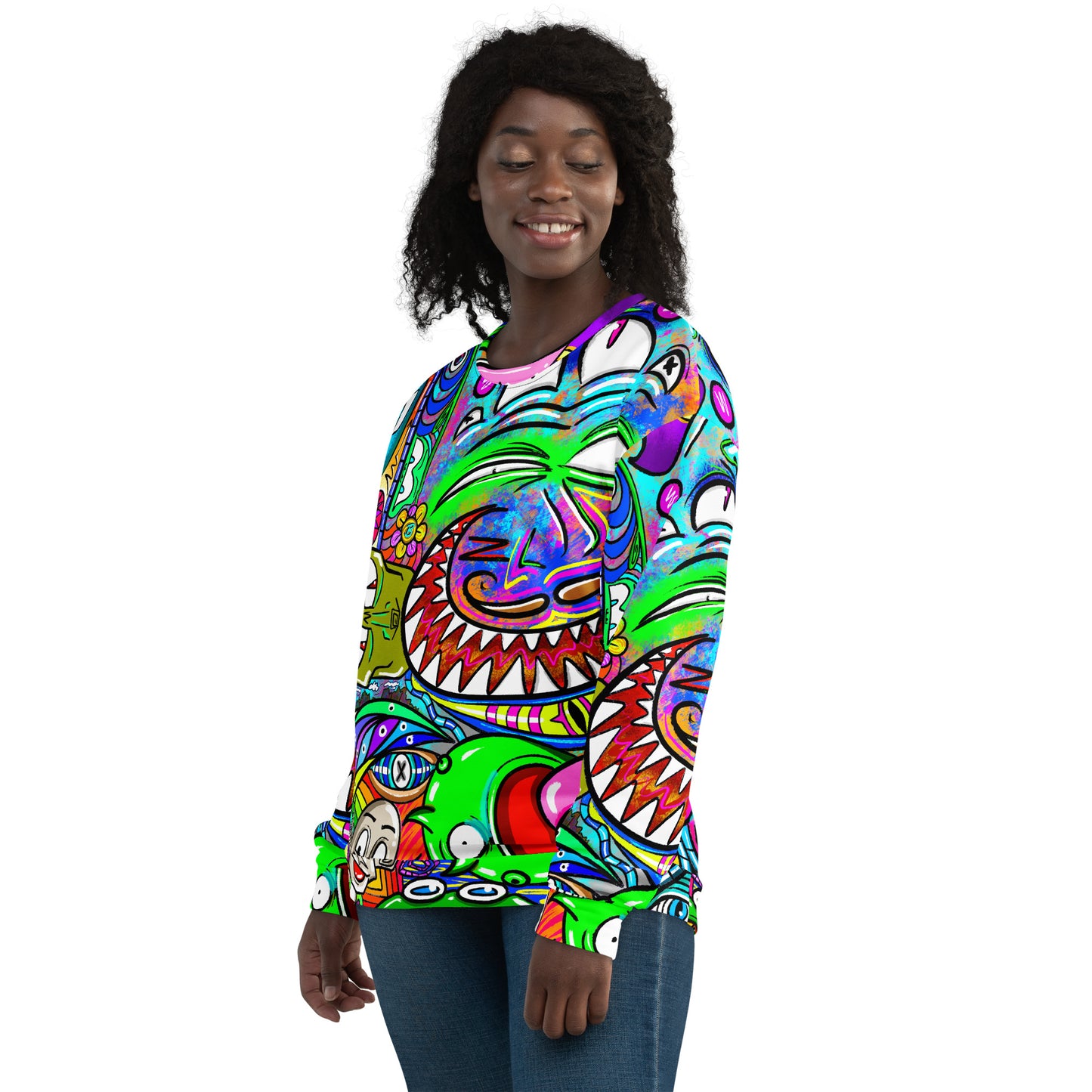 Psychadelia - Extra Comfy Sweatshirt w Fleece Inside (Sizes 2X-6X) [FREE SHIPPING]