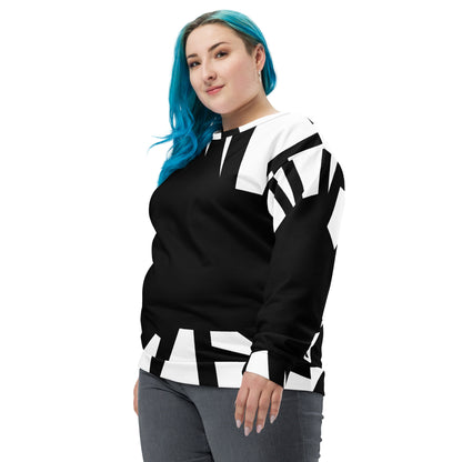 Shattered - Extra Comfy Sweatshirt w Fleece Inside (Sizes 2X-6X) [FREE SHIPPING]