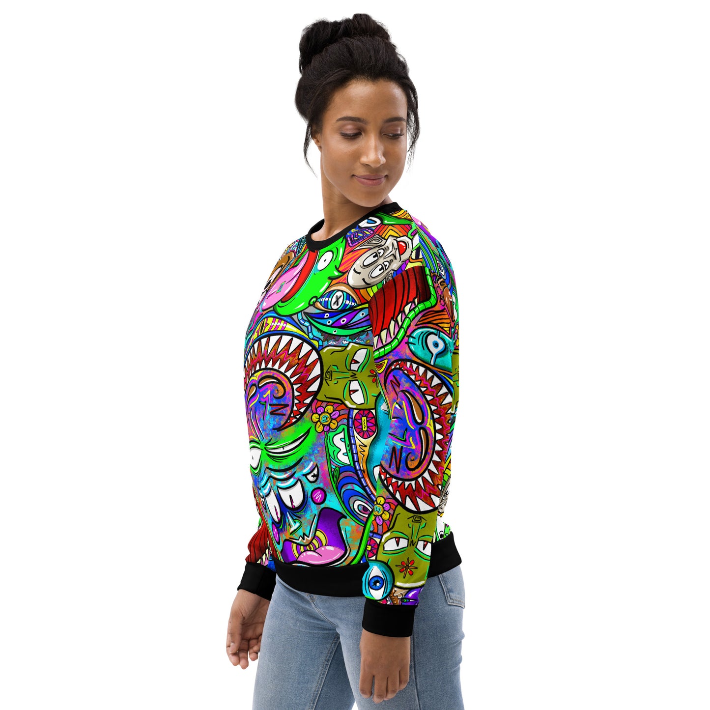 Psychadelia - Extra Comfy Sweatshirt w Fleece Inside (Sizes 2X-6X) [FREE SHIPPING]