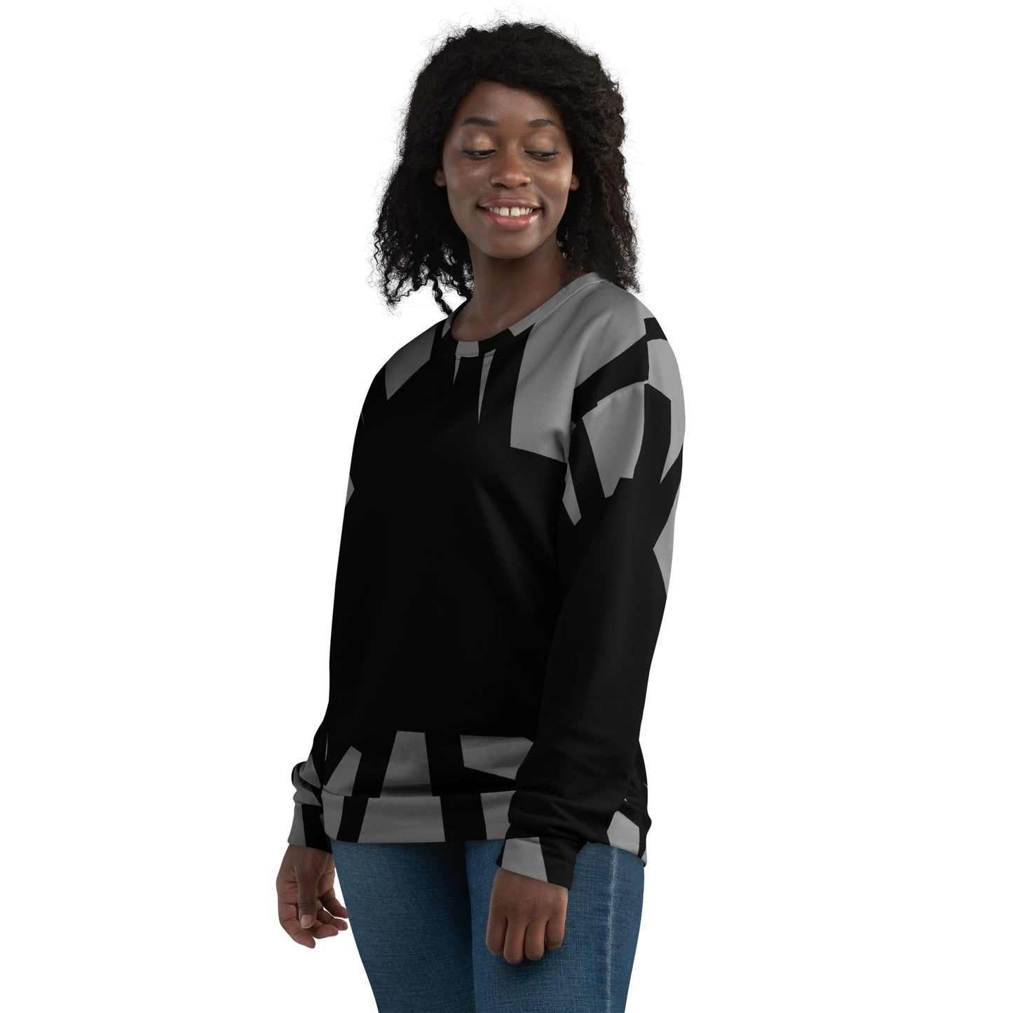 Shattered in Zambezi - Extra Comfy Sweatshirt w Fleece Inside (Sizes 2X-6X) [FREE SHIPPING]