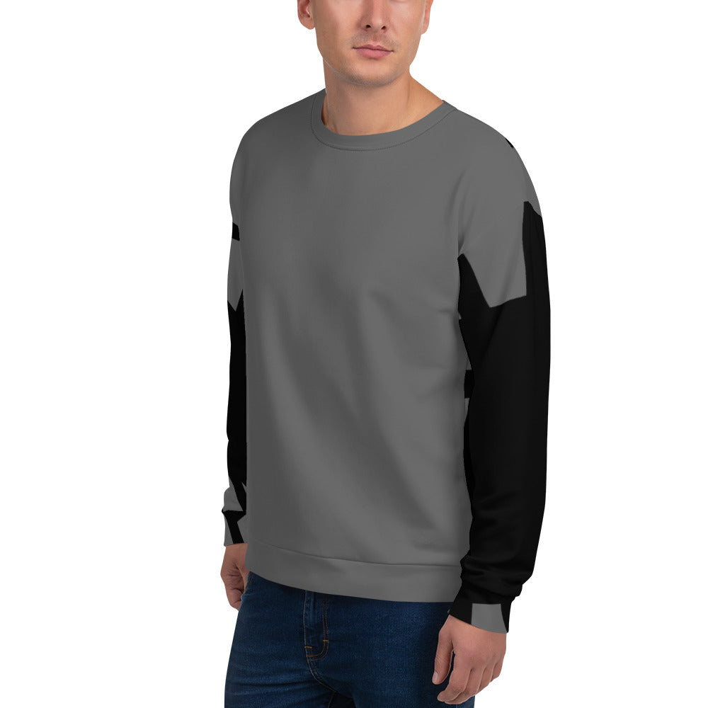 Shattered Academia (Zambezi) - Extra Comfy Sweatshirt w Fleece Inside (Sizes 2X-6X) [FREE SHIPPING]