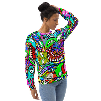 Psychadelia (FULL TRIP) - Extra Comfy Sweatshirt w Fleece Inside (Sizes 2X-6X) [FREE SHIPPING]