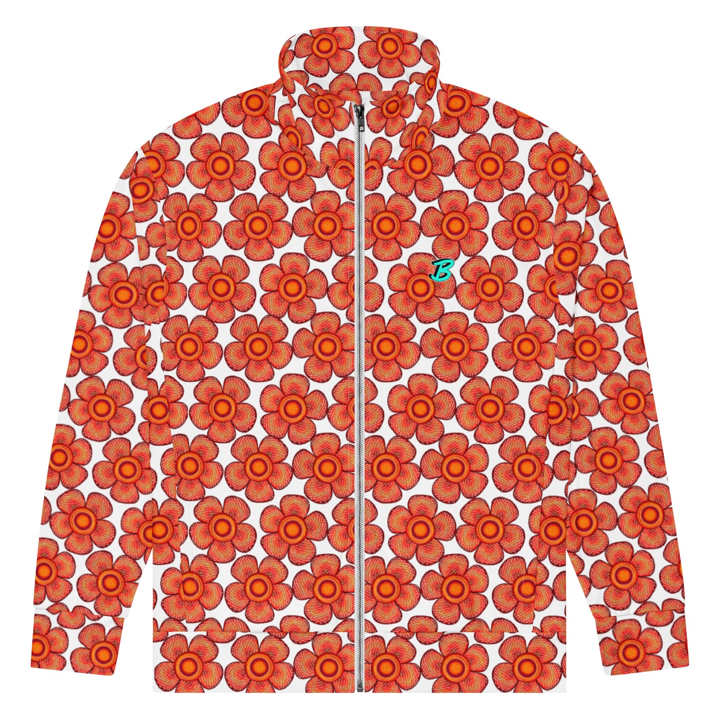 Arnoldii Rafflesia / Corpse Flower (White) | Unisex Track Jacket [Sizes XS-6XL] [FREE SHIPPING]