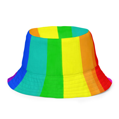 Feelin' Corny/Reclaim the Rainbow - All-Over Print Reversible bucket hat [Free Shipping]