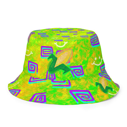 Feelin' Corny/Reclaim the Rainbow - All-Over Print Reversible bucket hat [Free Shipping]