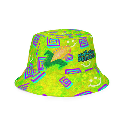 Feelin' Corny/Reclaim the Rainbow - All-Over Print Reversible bucket hat [Free Shipping]