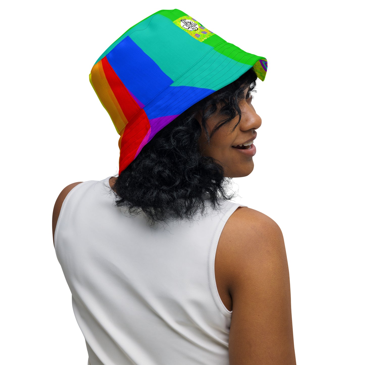 Feelin' Corny/Reclaim the Rainbow - All-Over Print Reversible bucket hat [Free Shipping]