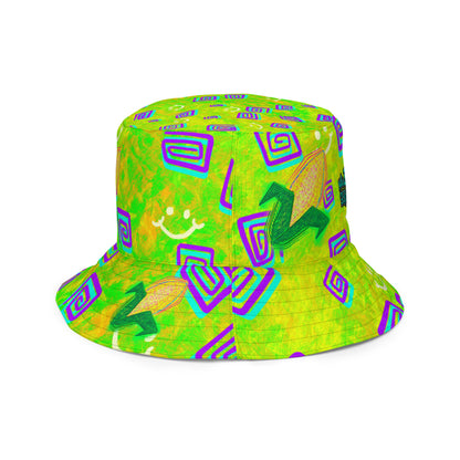 Feelin' Corny/Reclaim the Rainbow - All-Over Print Reversible bucket hat [Free Shipping]