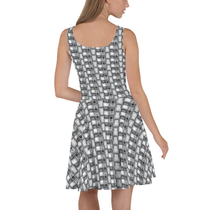 Disco {NEXUS} Skater Dress with Stretch [Sizes XS-3XL} (No Pockets)