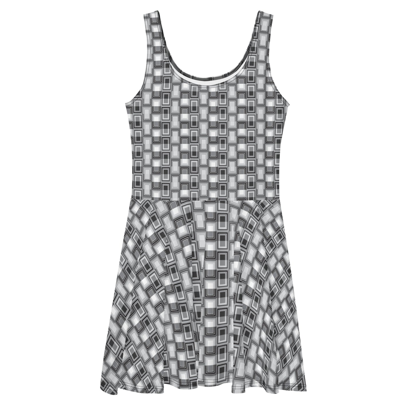 Disco {NEXUS} Skater Dress with Stretch [Sizes XS-3XL} (No Pockets)