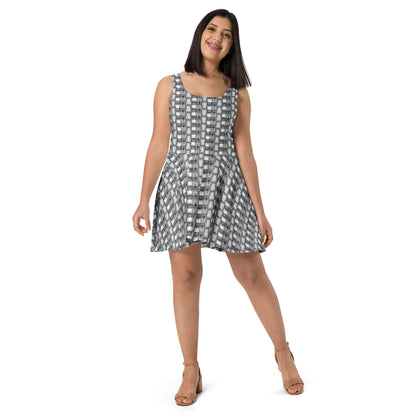 Disco {NEXUS} Skater Dress with Stretch [Sizes XS-3XL} (No Pockets)