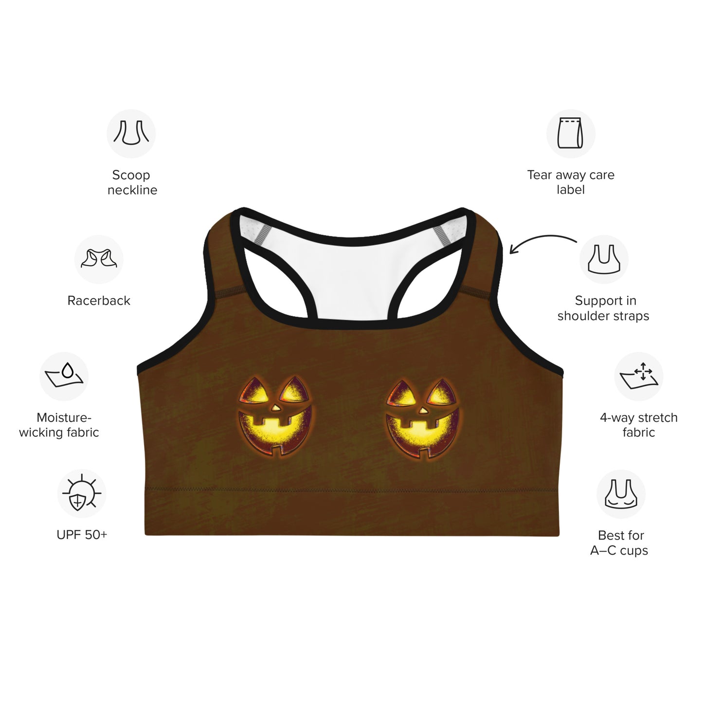 Mr Spookington Sports Bra [XS-2XL] [FREE SHIPPING]