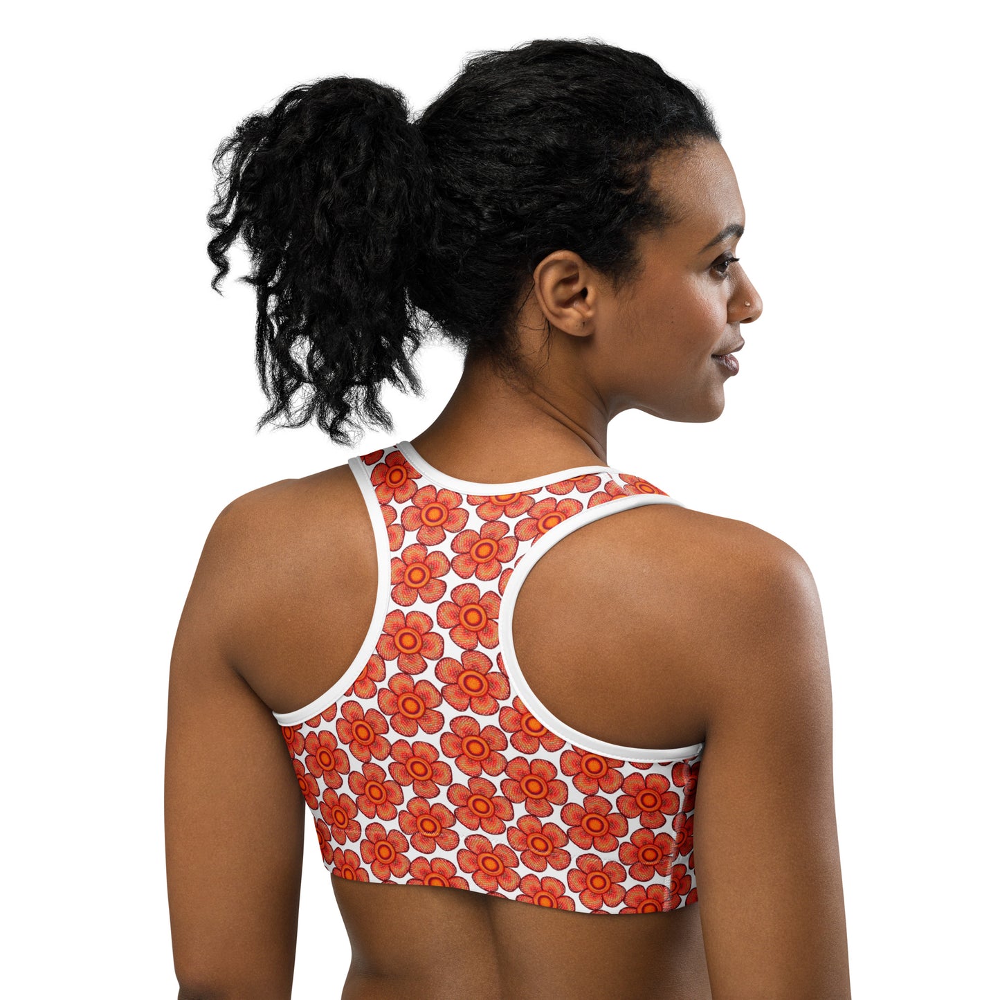 Arnoldii Rafflesia / Corpse Flower (White) | Sports Bra [XS-2XL] [FREE SHIPPING]