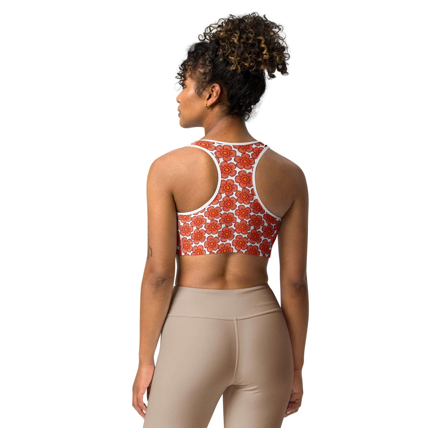 Arnoldii Rafflesia / Corpse Flower (White) | Sports Bra [XS-2XL] [FREE SHIPPING]