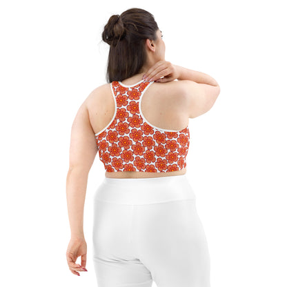 Arnoldii Rafflesia / Corpse Flower (White) | Sports Bra [XS-2XL] [FREE SHIPPING]