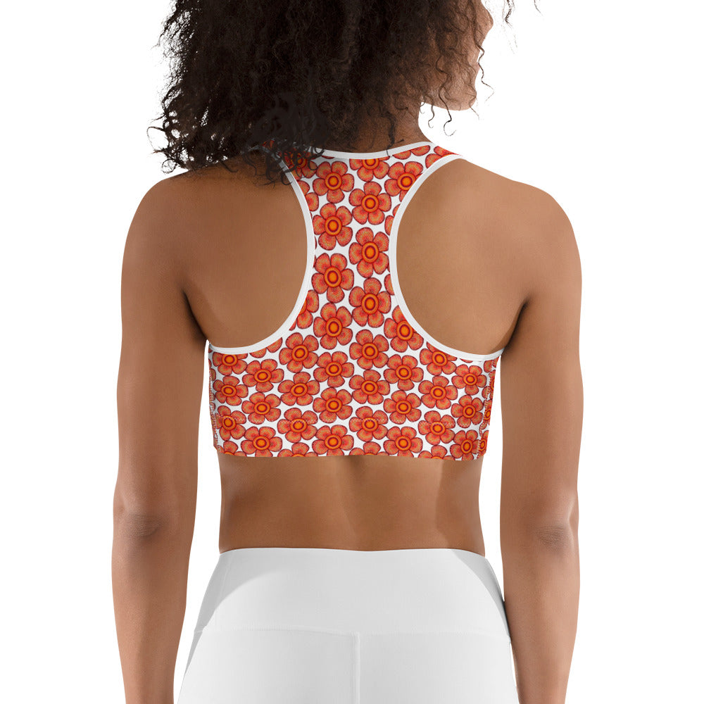 Arnoldii Rafflesia / Corpse Flower (White) | Sports Bra [XS-2XL] [FREE SHIPPING]