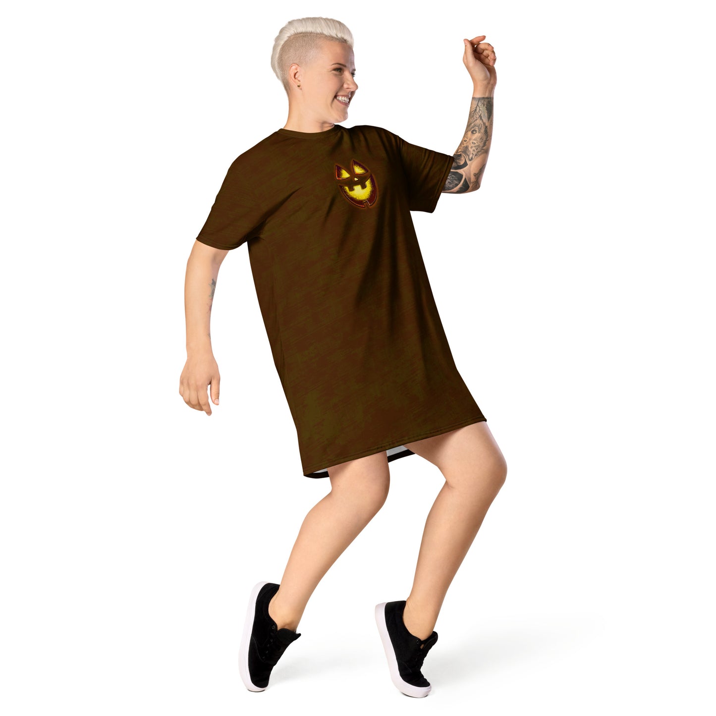 Mr Spookington T-shirt dress [2XS-6XL] [FREE SHIPPING]