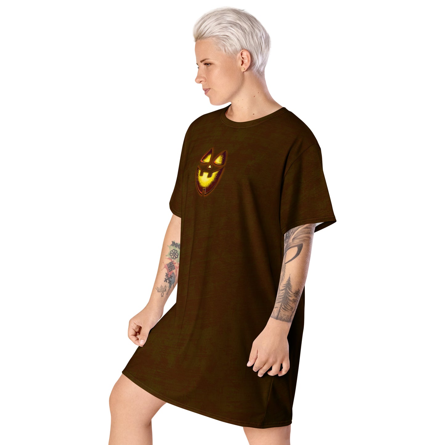 Mr Spookington T-shirt dress [2XS-6XL] [FREE SHIPPING]