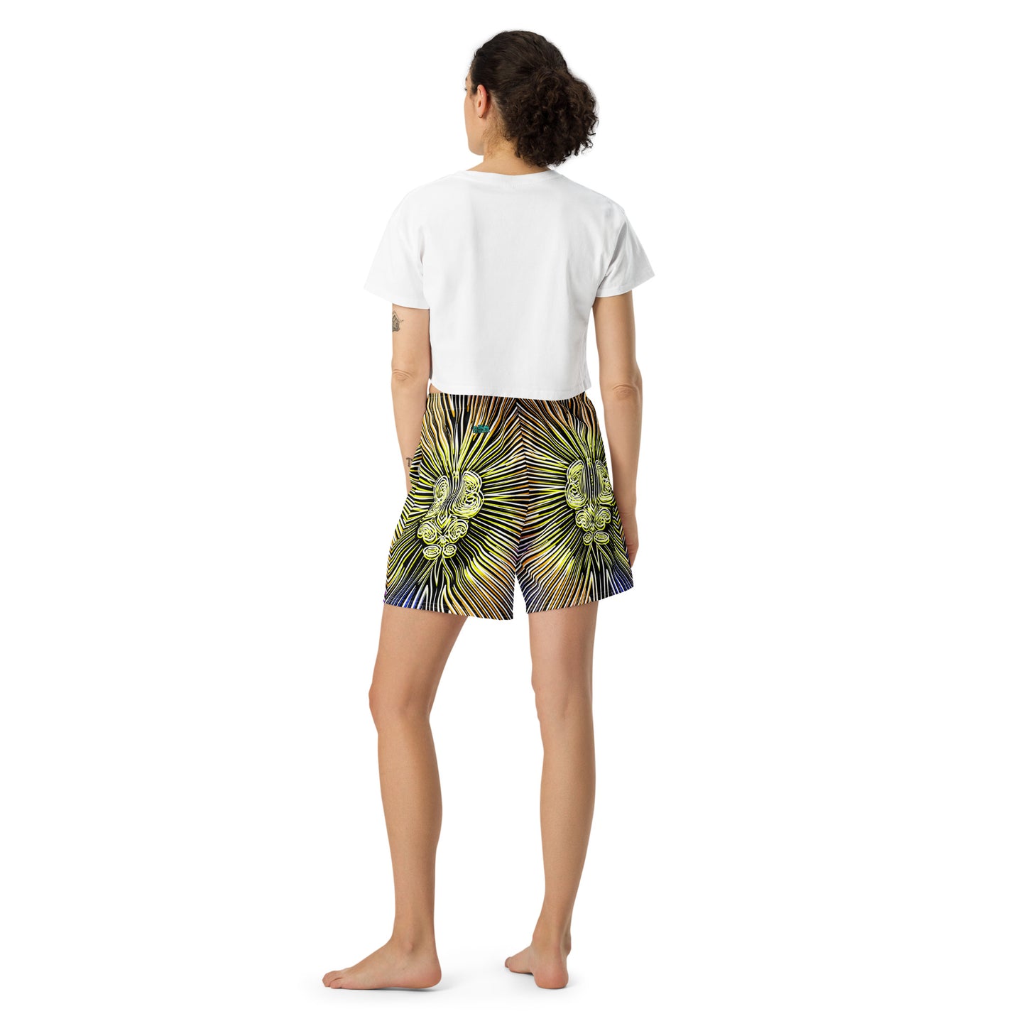 Trapdoor All-Over Print Unisex Athletic Long Shorts [Sizes 2XS-6XL] [FREE SHIPPING]