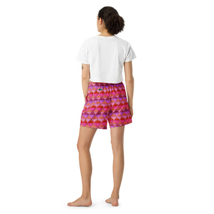 Sa Fluer {Flamingo} All-Over Print Unisex Athletic Long Shorts [Sizes 2XS-6XL] [FREE SHIPPING]