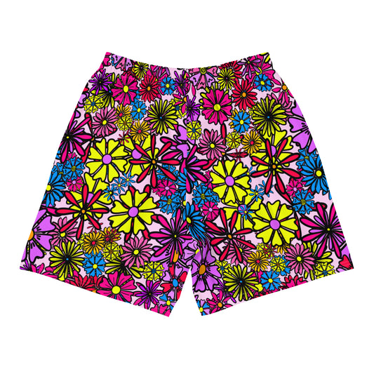 Forbidden Flower All-Over Print Unisex Athletic Long Shorts [Sizes 2XS-6XL] [FREE SHIPPING]