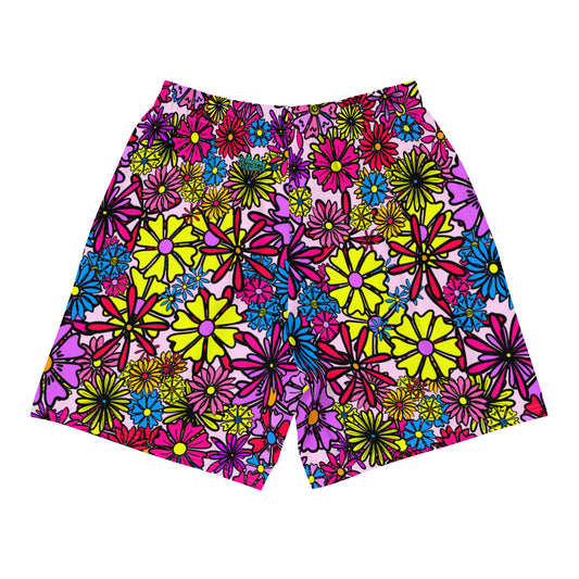 Forbidden Flower All-Over Print Unisex Athletic Long Shorts [Sizes 2XS-6XL] [FREE SHIPPING]