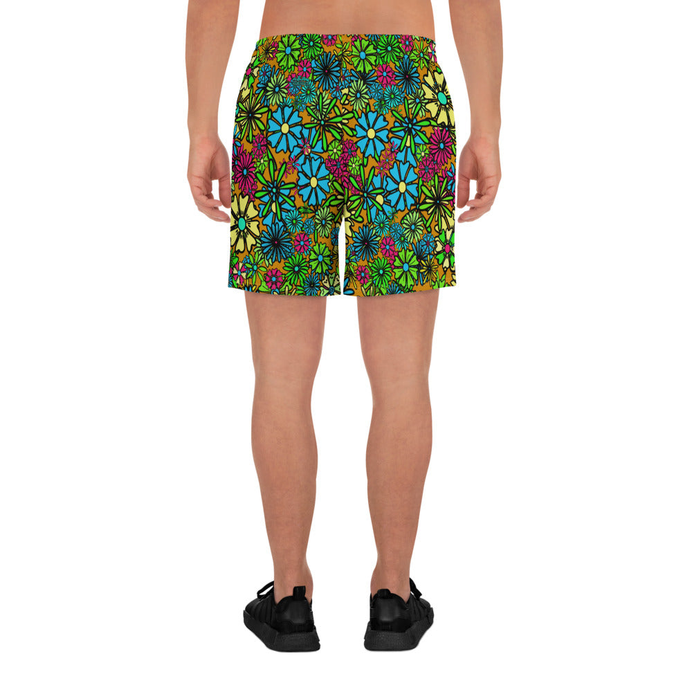 Forbidden Flower {AUTUMN} All-Over Print Unisex Athletic Long Shorts [Sizes 2XS-6XL] [FREE SHIPPING]