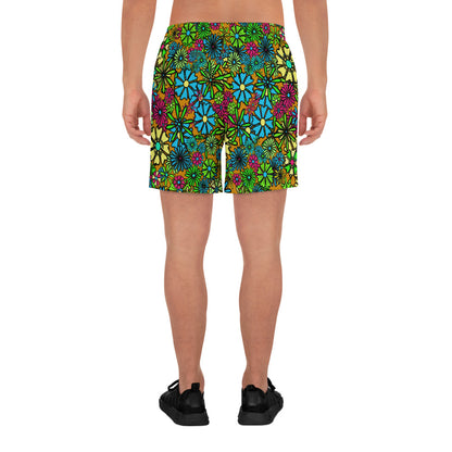 Forbidden Flower {AUTUMN} All-Over Print Unisex Athletic Long Shorts [Sizes 2XS-6XL] [FREE SHIPPING]