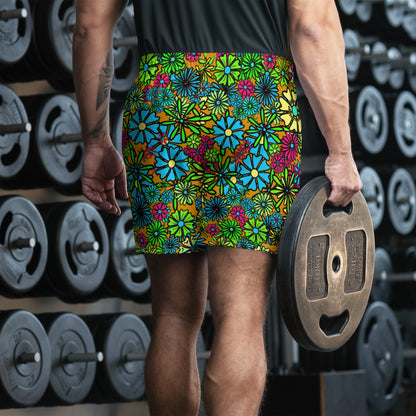 Forbidden Flower {AUTUMN} All-Over Print Unisex Athletic Long Shorts [Sizes 2XS-6XL] [FREE SHIPPING]