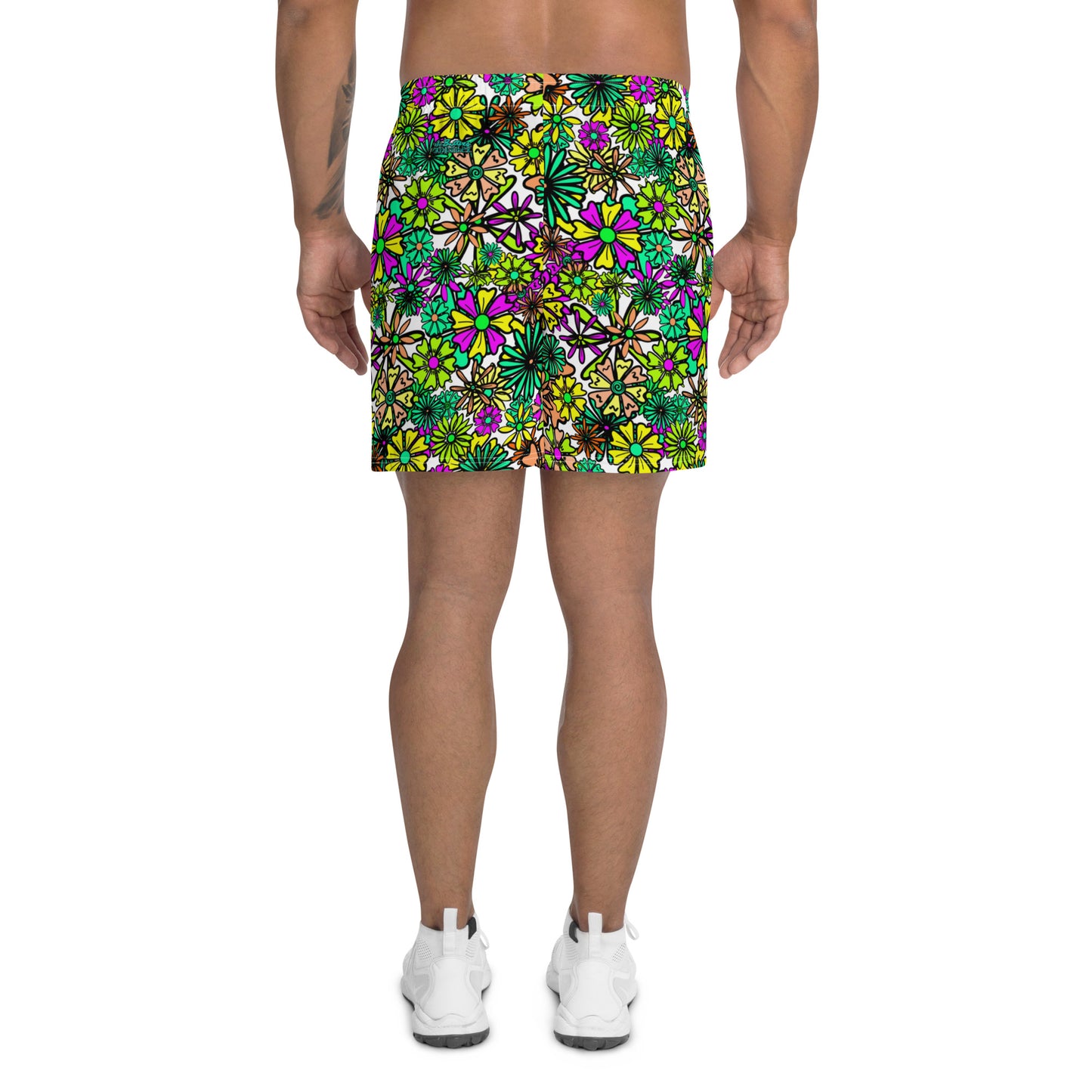 Forbidden Flower {GREEN} All-Over Print Unisex Athletic Long Shorts [Sizes 2XS-6XL] [FREE SHIPPING]