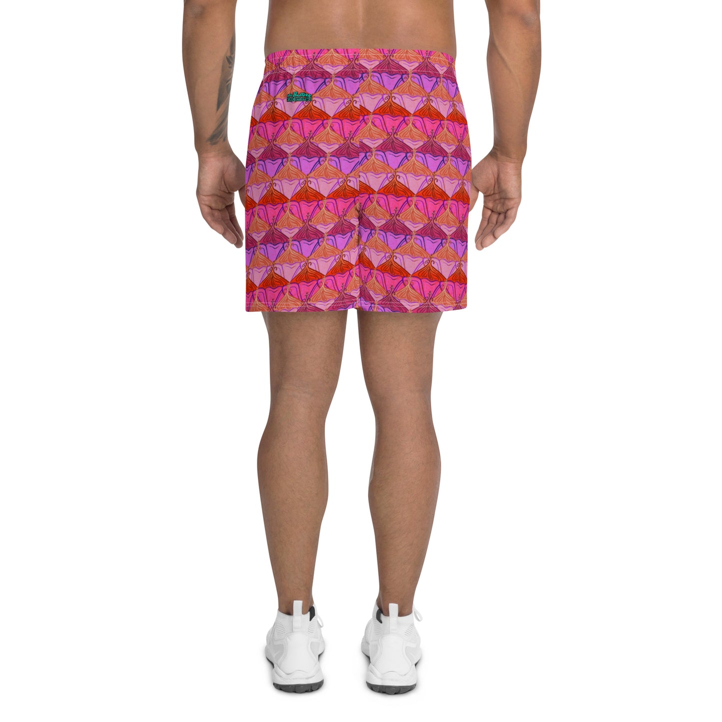 Sa Fluer {Flamingo} All-Over Print Unisex Athletic Long Shorts [Sizes 2XS-6XL] [FREE SHIPPING]