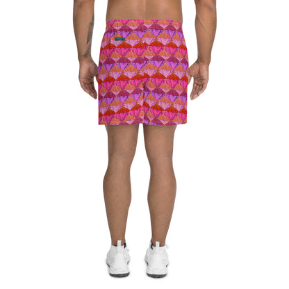 Sa Fluer {Flamingo} All-Over Print Unisex Athletic Long Shorts [Sizes 2XS-6XL] [FREE SHIPPING]