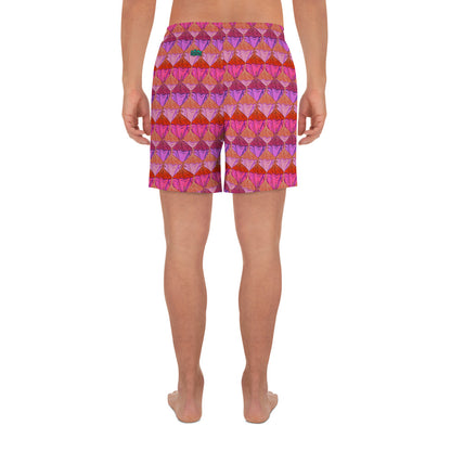 Sa Fluer {Flamingo} All-Over Print Unisex Athletic Long Shorts [Sizes 2XS-6XL] [FREE SHIPPING]