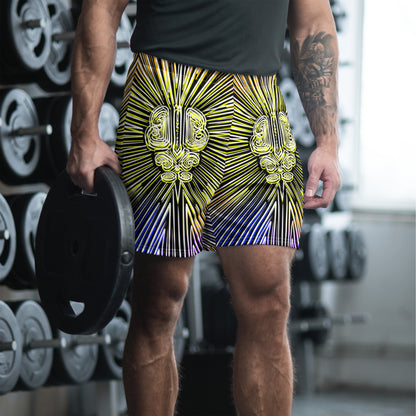 Trapdoor All-Over Print Unisex Athletic Long Shorts [Sizes 2XS-6XL] [FREE SHIPPING]