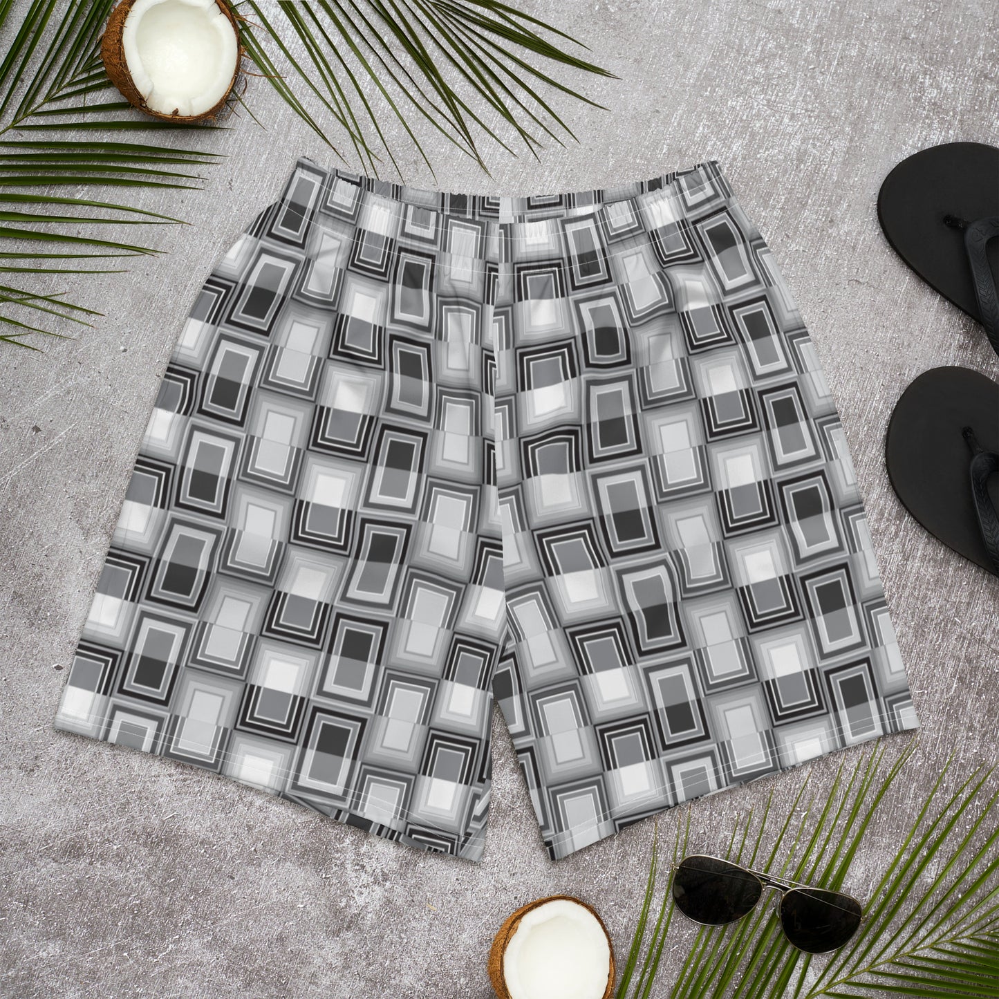 Disco {Nexus} All-Over Print Unisex Athletic Long Shorts [Sizes 2XS-6XL] [FREE SHIPPING]