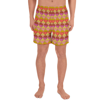 Sa Fluer {Sunset} All-Over Print Unisex Athletic Long Shorts [Sizes 2XS-6XL] [FREE SHIPPING]