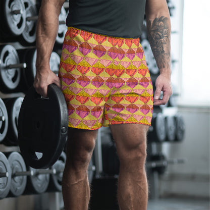 Sa Fluer {Sunset} All-Over Print Unisex Athletic Long Shorts [Sizes 2XS-6XL] [FREE SHIPPING]