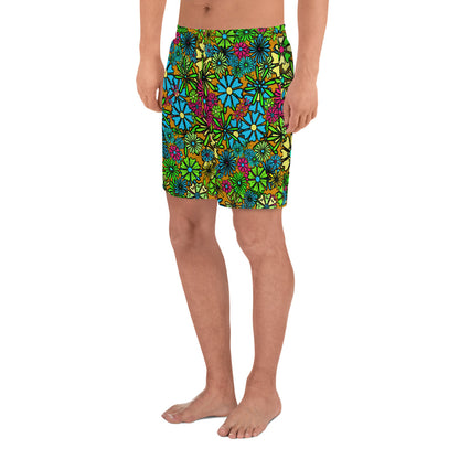 Forbidden Flower {AUTUMN} All-Over Print Unisex Athletic Long Shorts [Sizes 2XS-6XL] [FREE SHIPPING]