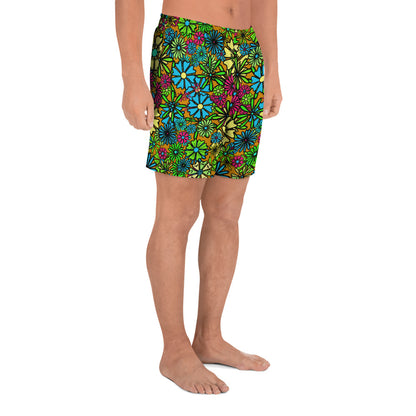 Forbidden Flower {AUTUMN} All-Over Print Unisex Athletic Long Shorts [Sizes 2XS-6XL] [FREE SHIPPING]